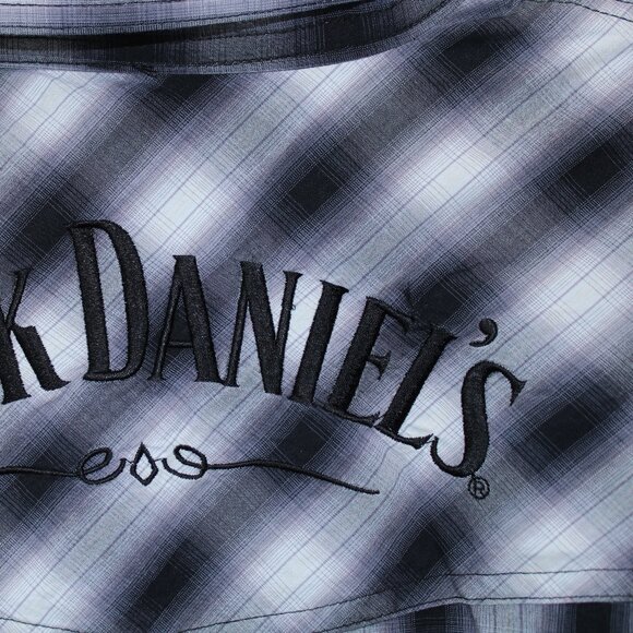 Jack Daniels Shirt Mens XL Button Up Pearl Snap Western Cowboy Rodeo Rockabilly - Picture 7 of 9